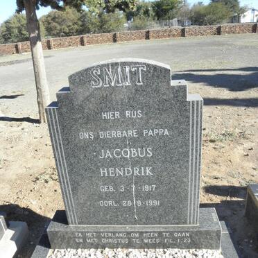 SMIT Jacobus Hendrik 1917-1991