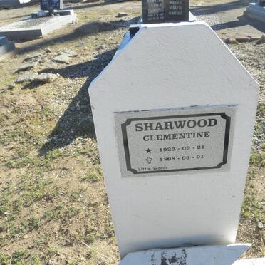 SHARWOOD Clementine 1923-1998