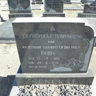 SENEKAL Doris 1912-1970