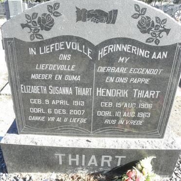 THIART Hendrik 1906-1963 &amp; Elizabeth Susanna 1913-2007