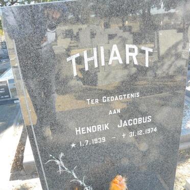 THIART Hendrik Jacobus 1939-1974
