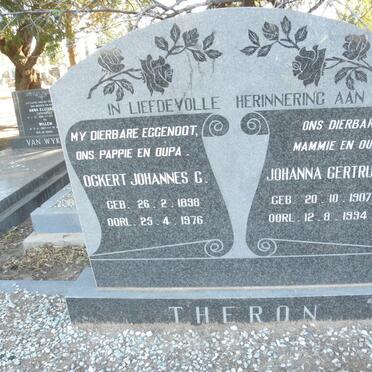 THERON Ockert Johannes C. 1898-1976 &amp; Johanna Gertruida 1907-1994