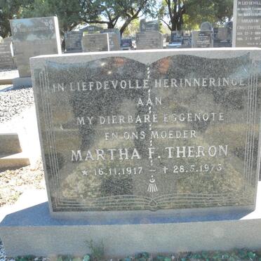 THERON Martha F. 1917-1973