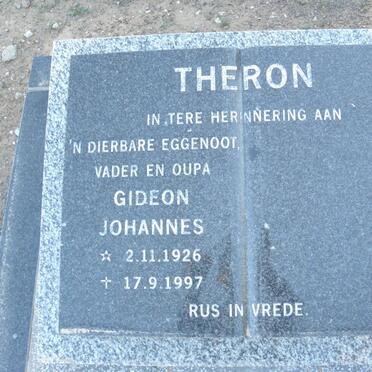 THERON Gideon Johannes 1926-1997