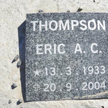 THOMPSON Eric A.C. 1933-2004