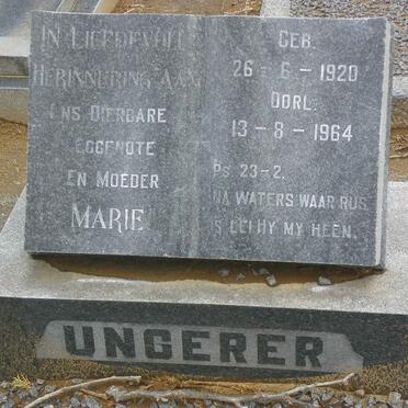 UNGERER Marie 1920-1964