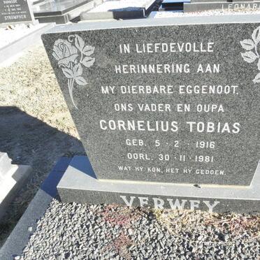VERWEY Cornelius Tobias 1916-1981