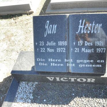 VICTOR Jan 1898-1972 &amp; Heter 1921-1977