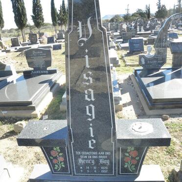 VISAGIE Henry Boy 1970-1992 