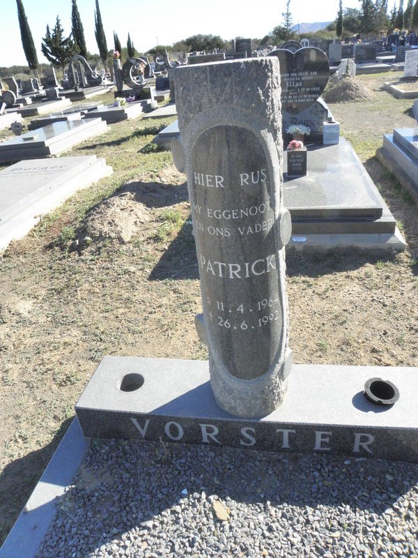 VORSTER Patrick 1964-1992