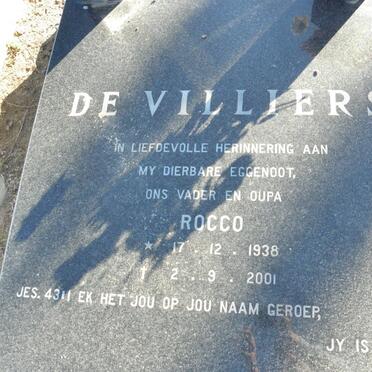 VILLIERS Rocco, de 1938-2001