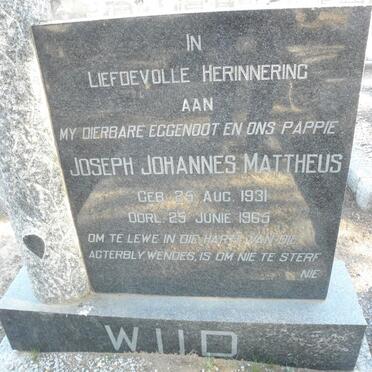 WUD Joseph Johannes Mattheus 1931-1965