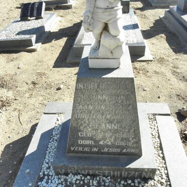 WESTHUIZEN Jeanne, v.d. 1968-1969