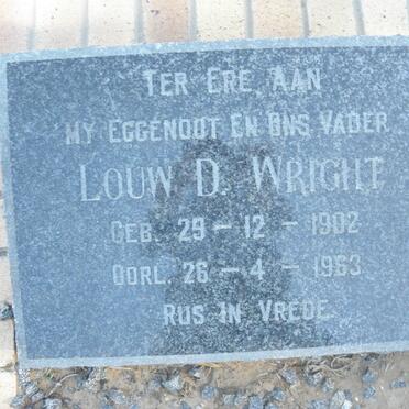 WRIGHT Louw D. 1902-1963