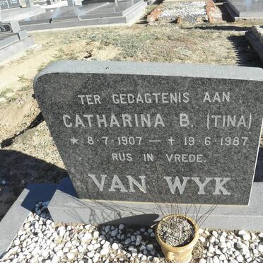 WYK Catharina B., van 1907-1987