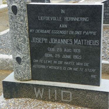 WIID Joseph Johannes Mattheus 1931-1965