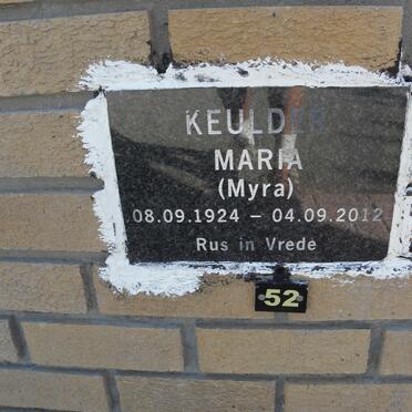 KEULDER Maria 1924-2012