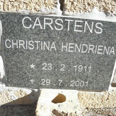 CARSTENS Christina Hendriena 1911-2001