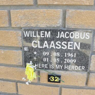 CLAASSEN Willem Jacobus 1961-2009