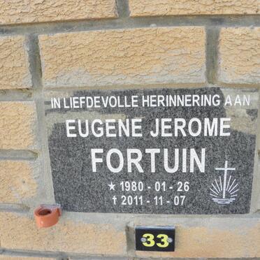 FORTUIN Eugene Jerome 1980-2011