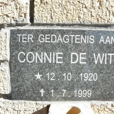 WIT Connie, de 1920-1999