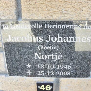 NORTJE Jacobus Johannes 1946-2003