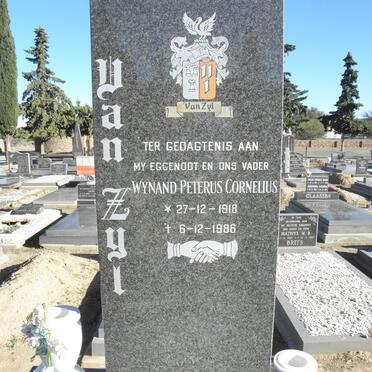 ZYL Wynand Peterus Cornelius, van 1918-1986