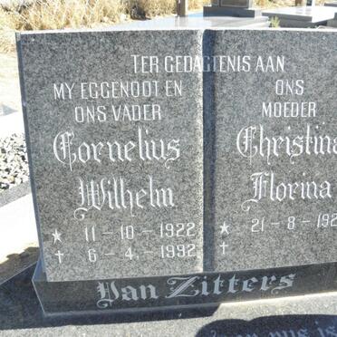 ZITTERS Cornelius Wilhelm, van 1922-1992 &amp; Christina Florina 1923-