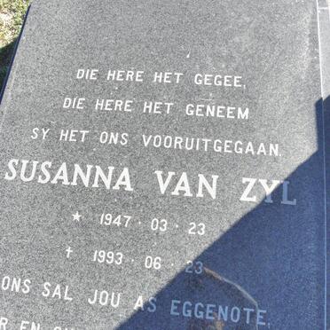 ZYL Susanna, van 1947-1993 