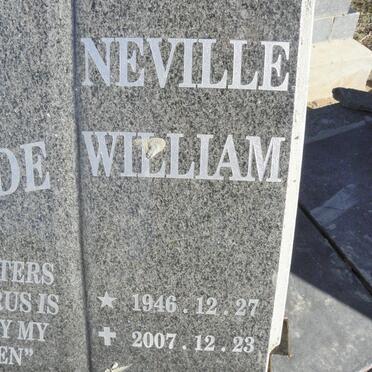 ZITTERS Neville William, van 1946-2007