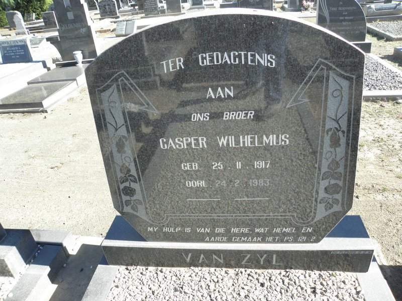 ZYL Casper Wilhelmus, van 1917-1983