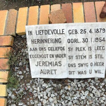 AURET Jeremias 1879-1954