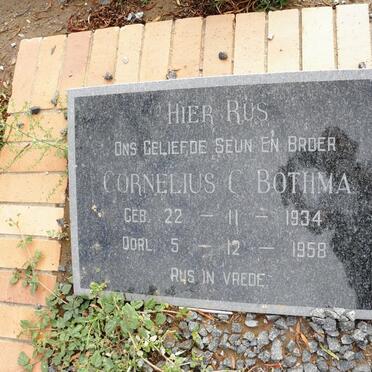 BOTHA Cornelius C. 1934-1958