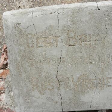BRITZ Gert -1930