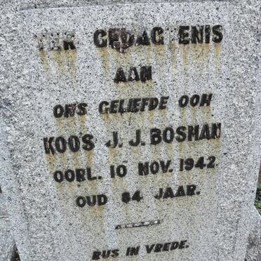 BOSMAN Koos J.J. -1942