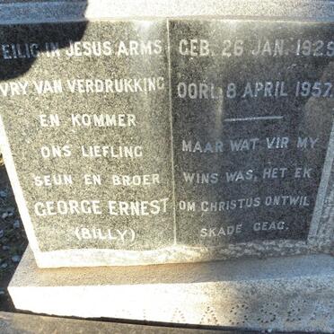 CLAASSEN George Ernest 1929-1957