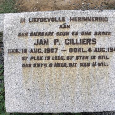 CILLIERS Jan P. 1907-1943