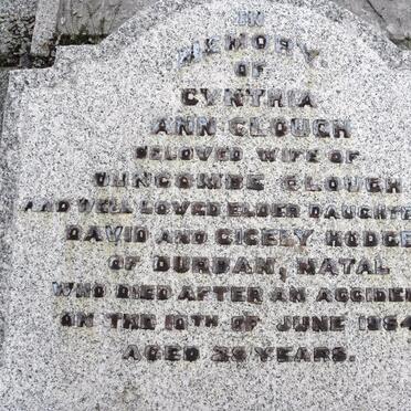 CLOUGH Cynthia Ann -1954