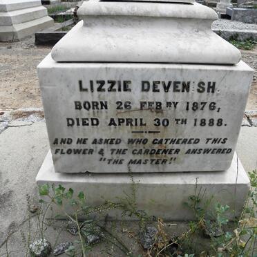 DEVENISH Lizzie 1876-1888