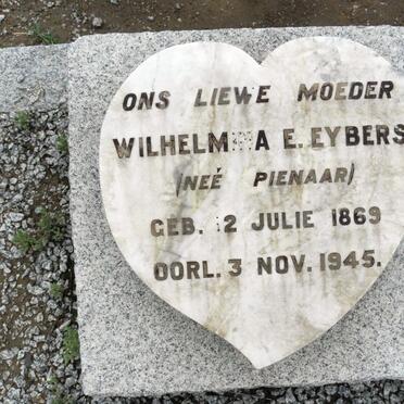 EYBERS Wilhelmina E. nee PIENAAR 1869-1945