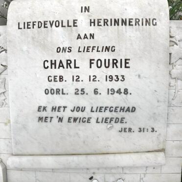 FOURIE Charl 1933-1948