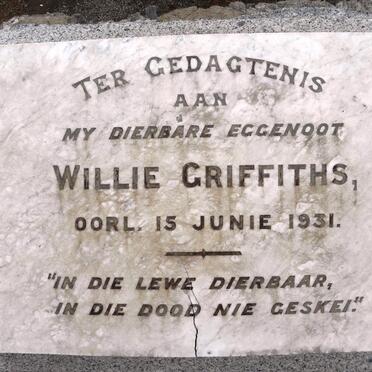 GRIFFITHS Willie -1931