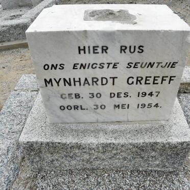 GREEFF Mynhardt 1947-1954
