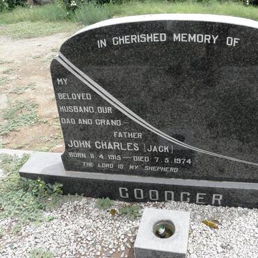 GOODGER John Charles 1915-1974