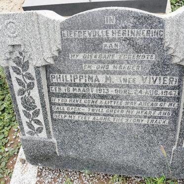 GIBSON Philippina M. nee VIVIER 1913-1947