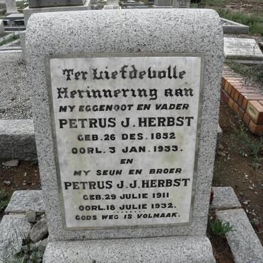HERBST Petrus J. 1852-1933 :: HERBST Petrus J.J. 1911-1932
