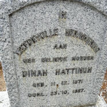 HATTINGH Dinah 1871-1957