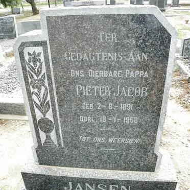 JANSEN Pieter Jacob 1891-1958
