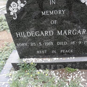 JUDS Hildegard Margaret 1913-1972