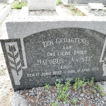 JOOSTE Jacobus 1892-1956